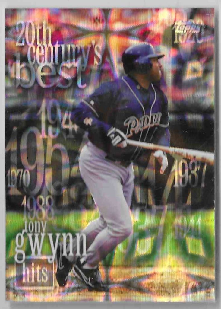 2000 Topps 20th Century's Best CB8 Tony Gwynn